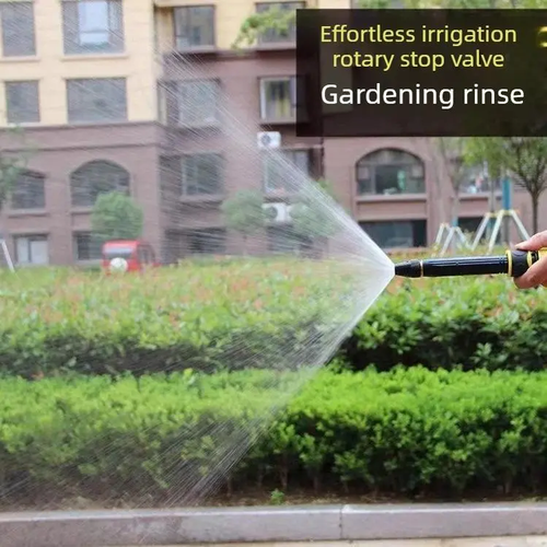 Home high-pressure car wash water gun with booster nozzle and hose, a must-have for watering plants and vegetables, and car washing