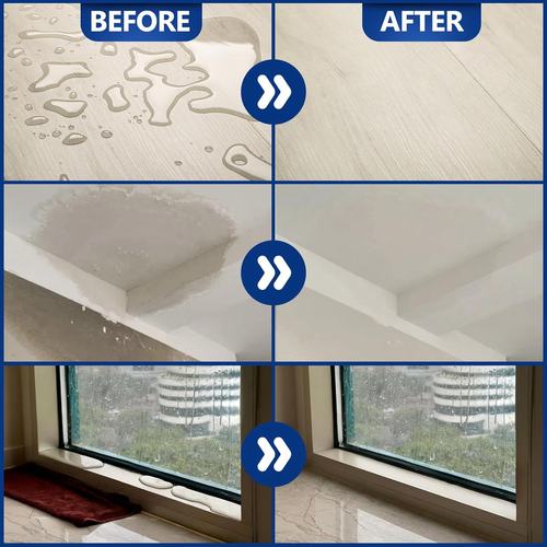Transparent Waterproof Acrylic Sealant 35 Oz Eco-Friendly Roof Repair for Walls Windows Bathrooms Kitchens Indoor Outdoor Use