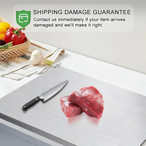 Stainless Steel Chopping Board, Non-slip Kitchen Chopping Board, Kitchen Cutting Board, Kitchen Accessories, Household Kitchen Gadgets