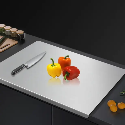 Stainless Steel Chopping Board, Non-slip Kitchen Chopping Board, Kitchen Cutting Board, Kitchen Accessories, Household Kitchen Gadgets