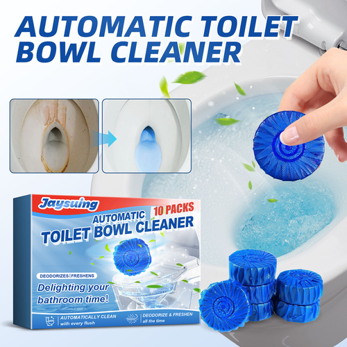 Toilet Bowl Cleaners, Automatic Toilet Tank Cleaner Tablets, Blue Toilet Bowl Cleaner Tablets for Deodorizing & Descaling, Powerful Cleaning, Slow-Release Against Tough Stains 20Pack