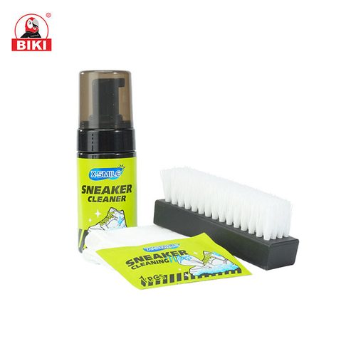 Sneaker Cleaning Kit Foam Cleaner for White Sneakers Removes Yellow Stains and Grime No-Rinse Daily Cleaner