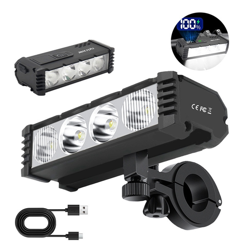 Multifunctional Bicycle Light-Night Riding Headlight with Long Battery Life and Quick Release