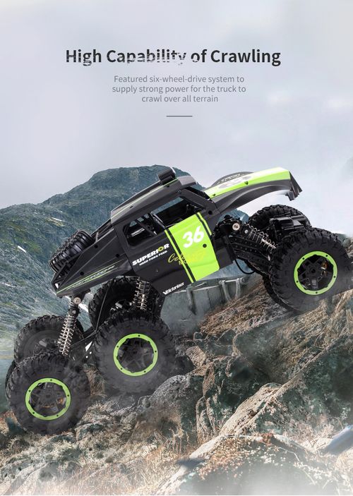 All-Terrain Alloy RC Rock Crawler with Lights and Mist Spray – Kids' Stunt & Climbing Toy