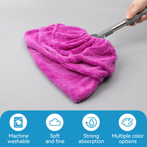 Multifunctional All-In-One Replacement Cleaning Cloth Cover Super Absorbent Thickened Lazy Broom Mop for Sweeping Dust Removal