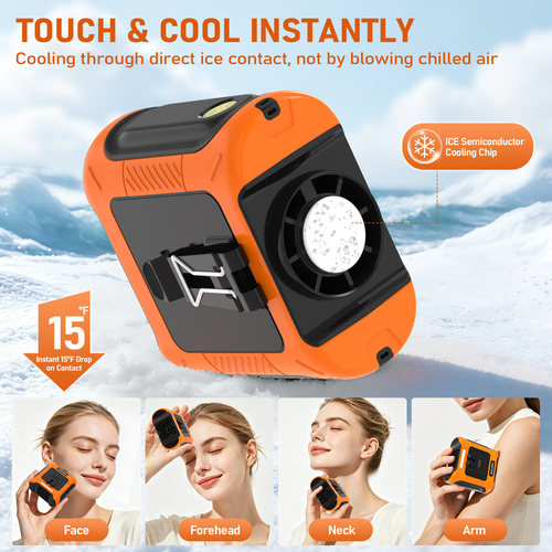 3-in-1 Waist-Mounted Power Bank, Light, and Fan