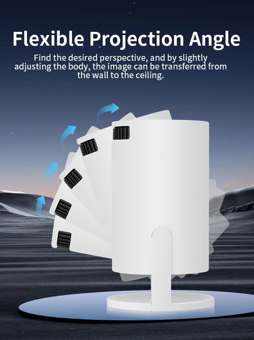 HY200 Portable Mini Smart Home Projector (1080P HD )