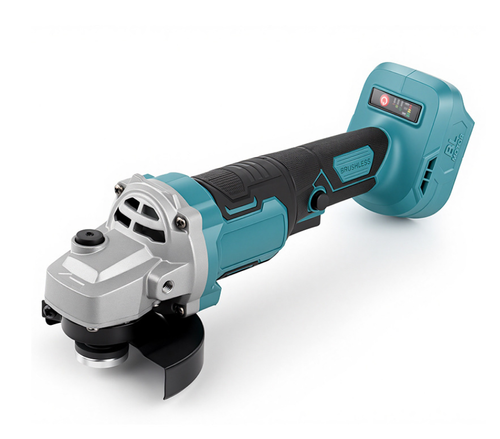 Cordless Tool Llithium Cordless Brushless 115mm Angle Grinder Pro With Case Batteries And Blades Included