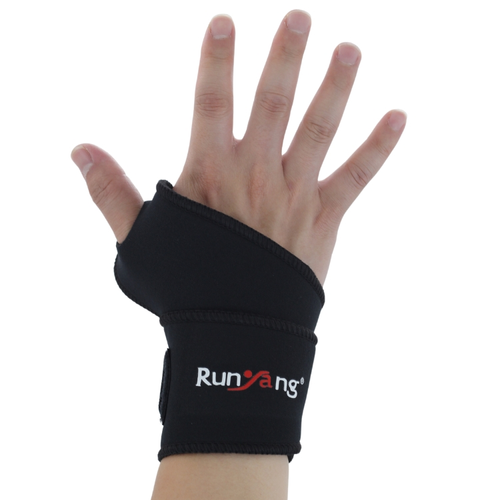 Breathable, wrap-around compression sports wrist brace（2 pieces）