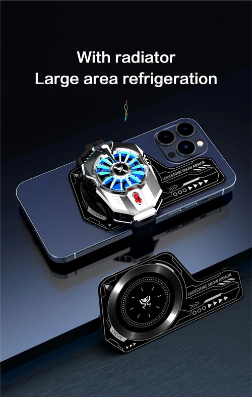 Stick-on mobile phone cooler