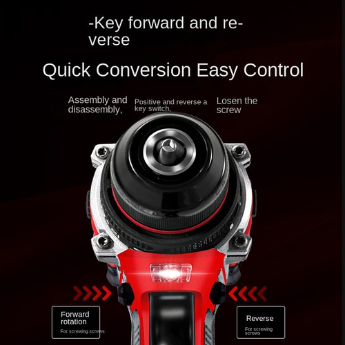 High Performance Electric Power Drills Brushless Handheld Multifunctional Lithium Drill 21v Cordless Impact Drill