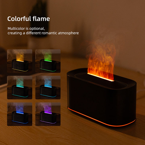 New Creative Simulation Colorful Flame Aromatherapy Machine Home Desktop Automatic USB Fragrance air Humidifier