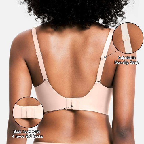 Wireless Womens Comfortable Wireless Bras Push Up Bralettes Seamless Tshirts Bras Deep V Everyday Bras