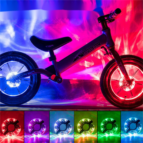 Newest USB Rechargeable Waterproof LED Colorful Bicycle Cycling Wheel Light