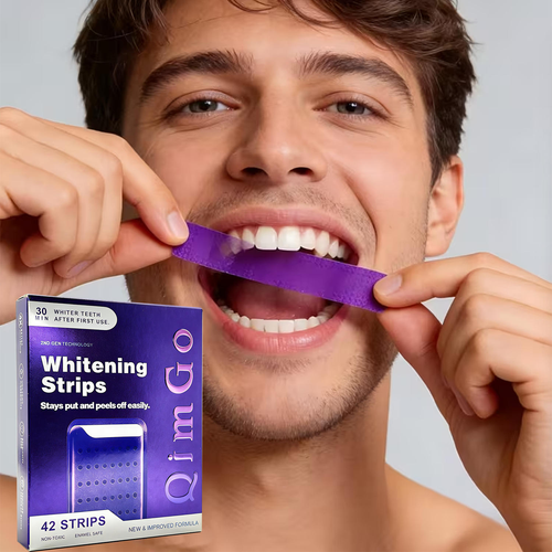 Professional Teeth Whitening Strips Bright Beautiful Smile No Sensitive Peroxide Free Teeth Whitening Strips 7 Pairs 14 Strips