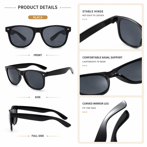 Color-changing outdoor Bluetooth sunglasses with built-in headphones
