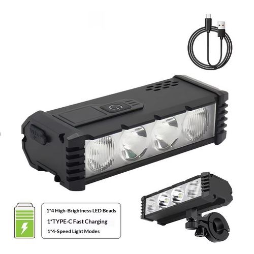 Multifunctional Bicycle Light-Night Riding Headlight with Long Battery Life and Quick Release