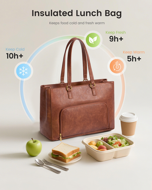 Large capacity layered handbag