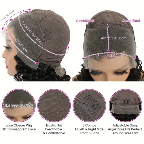 250% Density 360g 13x4 Straight Lace Front Wig