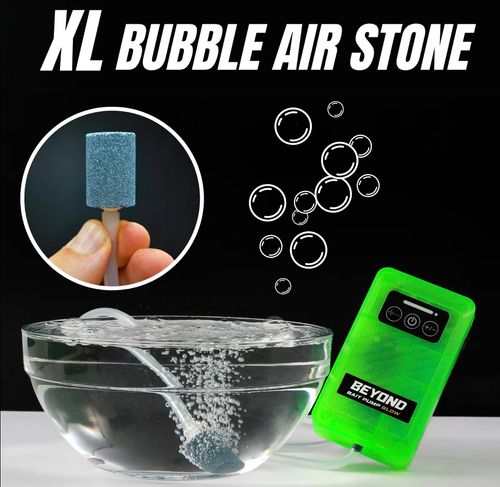 Rechargeable Aerator - Portable Glow in The Dark Bubbler 4 Speed ​​Portable Live Bait Aerator with XL Air Stone Water-Resistant, Keeps Your Bait Alive Longer