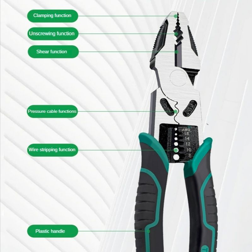 Combination Cutting Multitool Multi-Function Pliers