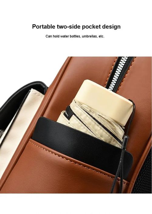 Large-capacity, multi-compartment waterproof leather backpack