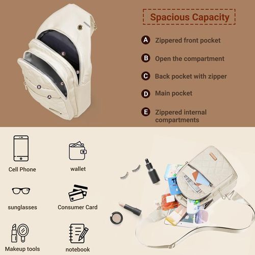 Small Sling Bakpack Crossbody Bags for Women Chest Bag Cross Body Bag Fanny Pack for Outdoors Hiking Traveling,Crossbody Small Sling Backpack Sling Bag for Women Men