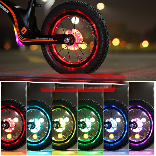 Newest USB Rechargeable Waterproof LED Colorful Bicycle Cycling Wheel Light