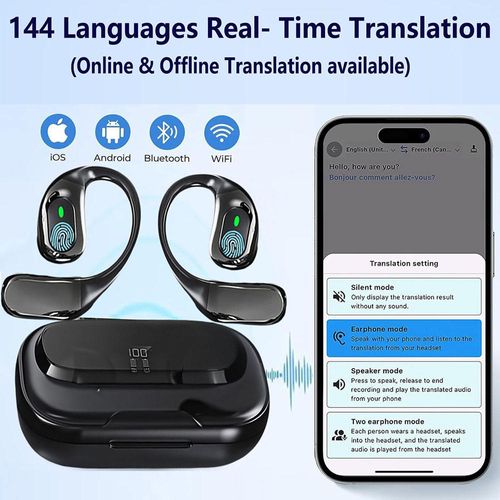Smart Bluetooth Translator Earphone