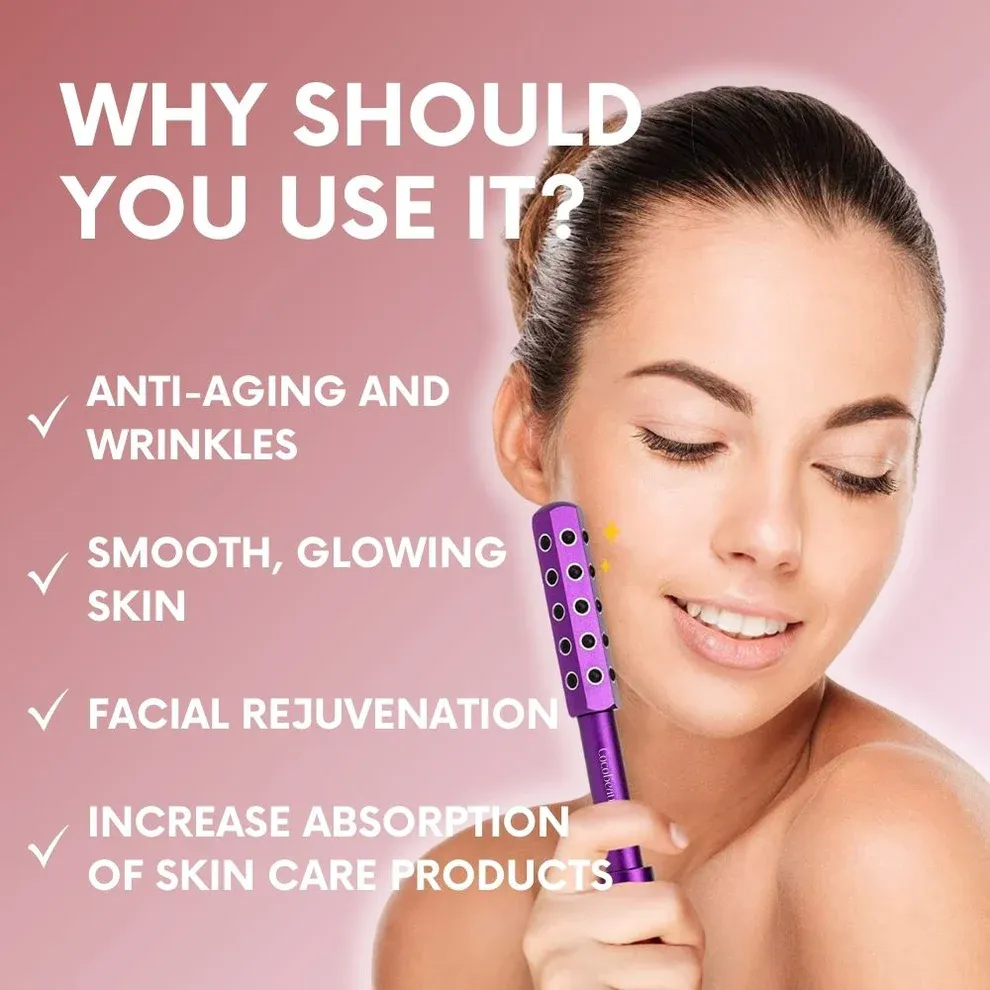 Facial shaping rolling massager