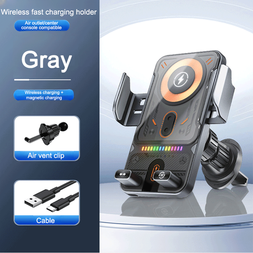 Car wireless fast charging mobile phone stand