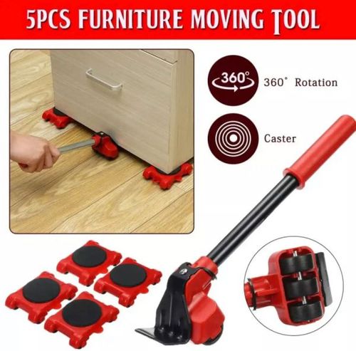 5-piece set for convenient furniture moving and relocating