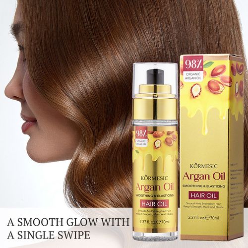 KORMESIC Argan Oil Essential Oil Softening Hair Care(Buy one get one free)