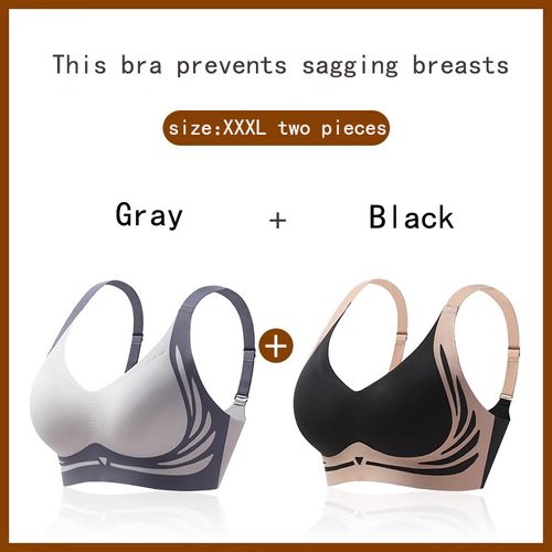 ✨Size XXXL Suitable for 60kg-80kg✨Anti-Sag Wireless Push-Up Bra ✨