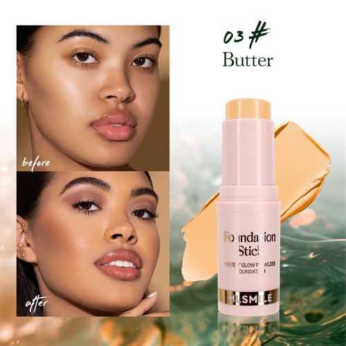 6-color foundation stick waterproof, sweat-proof, brightening, contouring, concealer stick, light matte liquid foundation