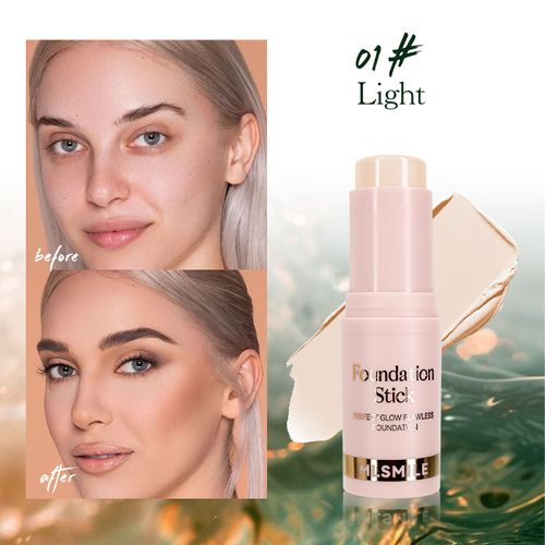 6-color foundation stick waterproof, sweat-proof, brightening, contouring, concealer stick, light matte liquid foundation