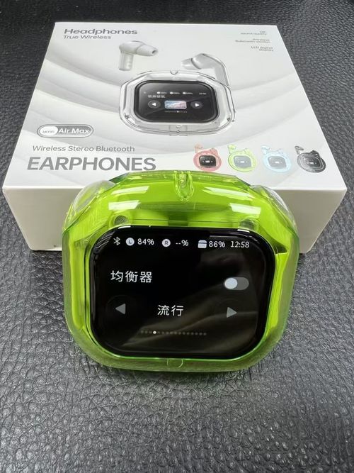Airmax in-ear LCD screen noise reduction transparent model ultra-long battery life transparent warehouse sports Bluetooth headset