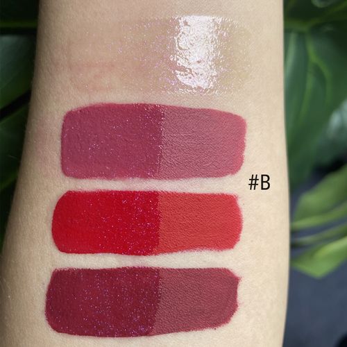 4-color glossy and matte non-stick lip glaze makeup set