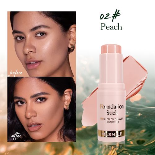 6-color foundation stick waterproof, sweat-proof, brightening, contouring, concealer stick, light matte liquid foundation