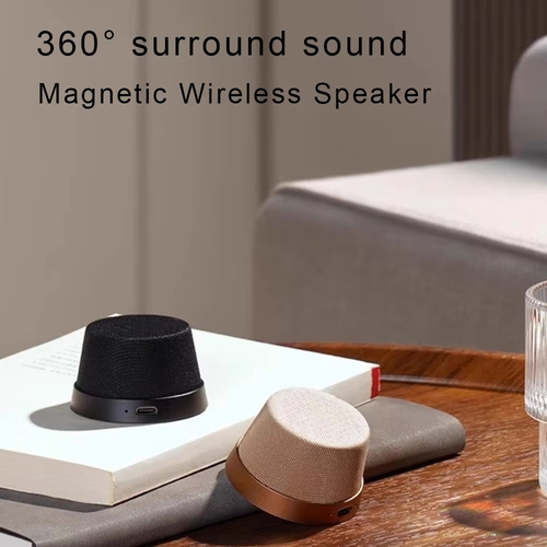 High-quality wireless magnetic mobile phone holder 2 in 1 mini speaker portable car Bluetooth speaker