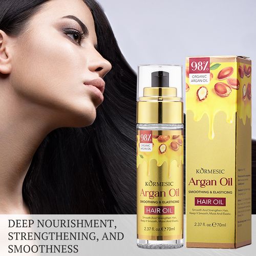 KORMESIC Argan Oil Essential Oil Softening Hair Care(Buy one get one free)