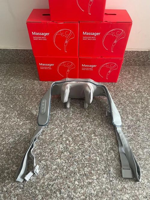 Usb Rechargeable Office Home Multi-function Heated Neck and Shoulder Massager Shawl Relaxing Body Electric Massage Tool