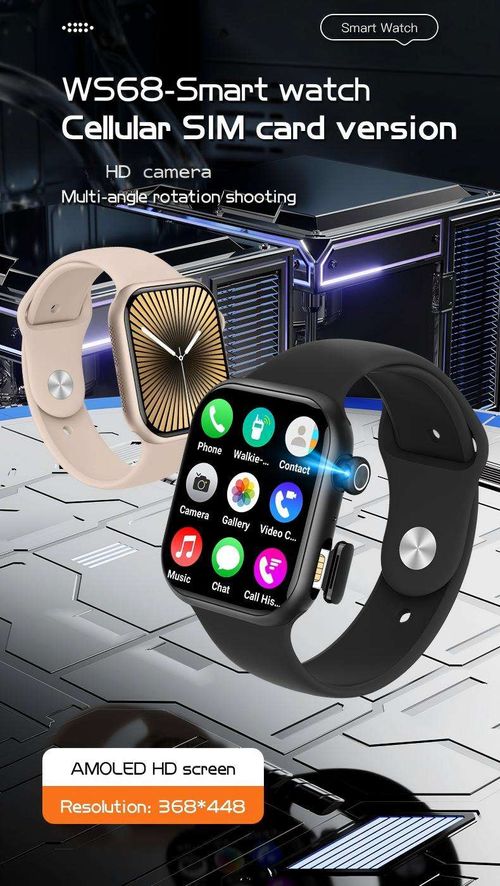 Hot 4G 5G SIM Card Smartwatch HD Amoled Monitor GPS Heart Rate Blood Pressure Oxigen Sleep Android IOS for Asia Europe Africa