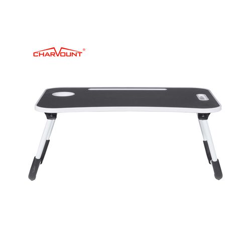Design Cheap Price Small Folding Table on the Bed for Student Dormitory Laptop Table With Slot