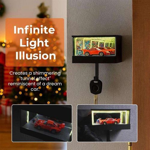 3D Printed Wall Mount Car Key Holder with Garage Hook Funny Infinity Garage Keychain Car Key Storage Rack Car Key Organizer