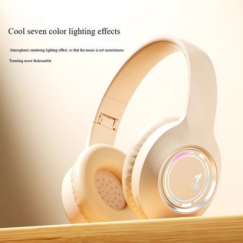 New M3 Wireless Bluetooth Headset Headset RGB Light Effect Plug Card Foldable