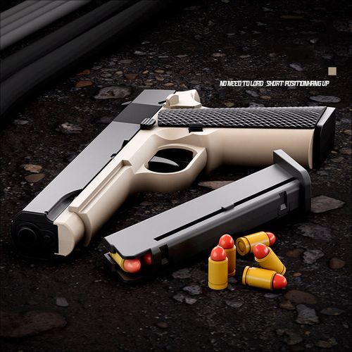 🔥1911 Colt Shell-Ejecting Toy Gun! Desert Eagle & Glock Model Pistols for Boys!