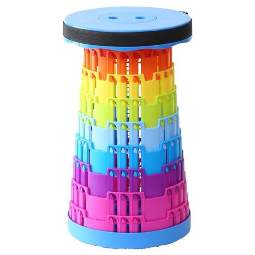 Collapsible Plastic Portable Folding Fishing Chair Extendable Telescopic Design Lightweight Retractable Outdoor Bar Stool