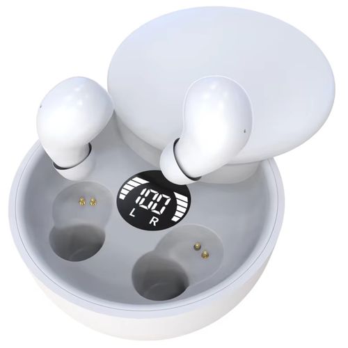 Bluetooth 5.4 Wireless Earphones Small Earbuds Sleeping Sport Invisible Headphones Bass Sound Quality Headset Sliding Cover