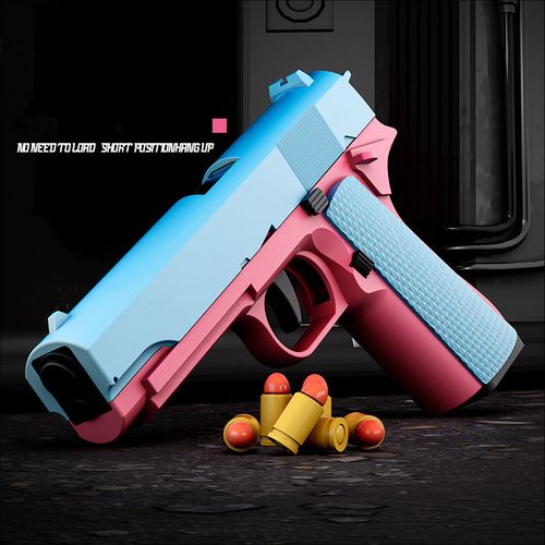 🔥1911 Colt Shell-Ejecting Toy Gun! Desert Eagle & Glock Model Pistols for Boys!